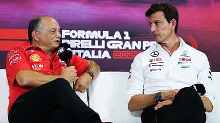 Toto Wolff & Frederic Vasseur - GP Italien 2024 Toto Wolff & Frederic Vasseur - GP Italien 2024