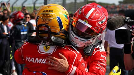 Lewis Hamilton & Charles Leclerc - Ferrari - GP England 2026