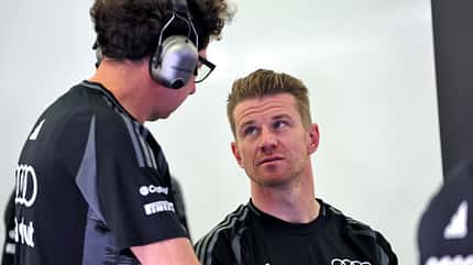 Nico Hülkenberg & Mattia Binotto - Bahrain-Test 2026 Nico Hülkenberg & Mattia Binotto - Bahrain-Test 2026