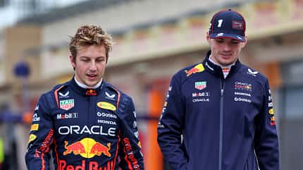 Liam Lawson - Max Verstappen - Test Bahrain 2025