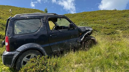 08/2026, Suzuki Jimny Unfall Absturz Alm Suzuki Jimny Unfall Absturz Alm