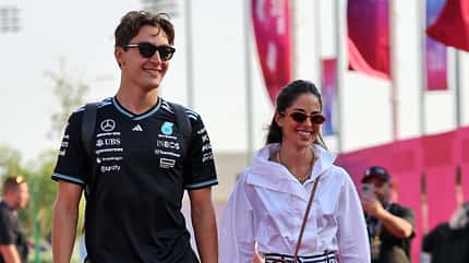 Formel 1 - George Russell - Carmen Montero Mundt - Katar GP 2025 Formel 1 - George Russell - Carmen Montero Mundt - Katar GP 2025