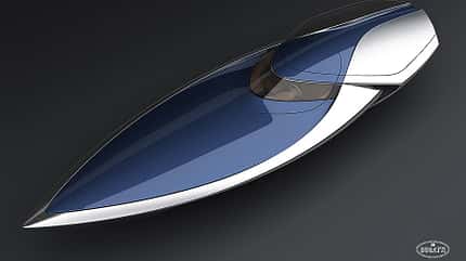 Bugatti Sang Bleu Yacht Concept, Yacht, Sportboot Bugatti Sang Bleu Yacht Concept, Yacht, Sportboot