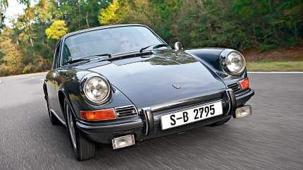Report, Der 911 von Steve Mc Queen, Der graue Star Porsche 911, Frontansicht