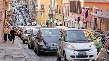 Smart Fortwo ED, Rom, Stau Smart Fortwo ED, Rom, Stau