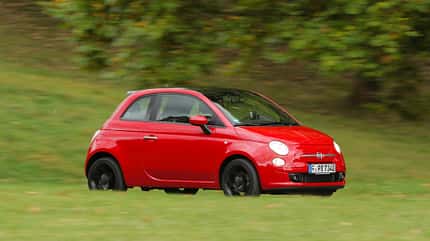 Fiat 500 0.9 Twinair Lounge, Seitenansicht, Fiat, 500 Fiat 500 0.9 Twinair Lounge, Seitenansicht