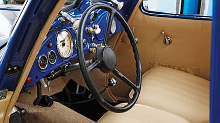 BMW 328, mkl1212, Restaurierung BMW 328, Lenkrad, Cockpit