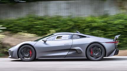 Jaguar C-X75, ams1413, Fahrbericht Jaguar C-X75, Seitenansicht