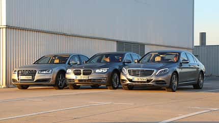 Mercedes S 500 4Matic, Audi A8 4.0 TFSI Quattro, BMW 750i, Vergleichstest, ams2613 Mercedes S 500 4Matic, Audi A8 4.0 TFSI Quattro, BMW 750i