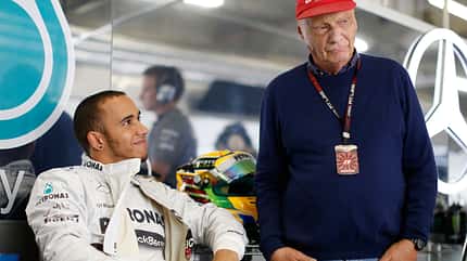 Lewis Hamilton & Niki Lauda Lewis Hamilton & Niki Lauda