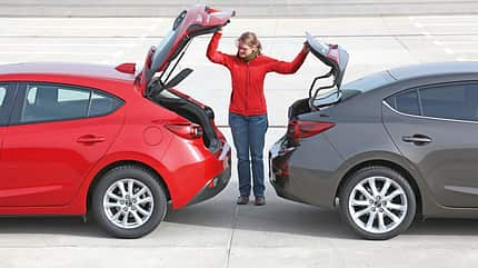Mazda 3, ams0914, Kaufberatung Mazda 3, Modellvarianten, Heckklappe