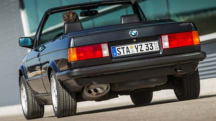 BMW Dreier E30 Cabrio, mkl0514, Kaufberatung BMW Dreier E30 Cabrio, Heckansicht