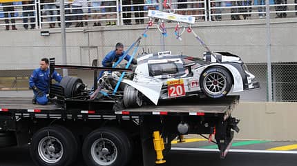 WEC - Sportwagen-WM - Brasilien - Porsche 919 Hybrid - Unfall - Webber WEC - Sportwagen-WM - Brasilien - Porsche 919 Hybrid - Unfall - Webber