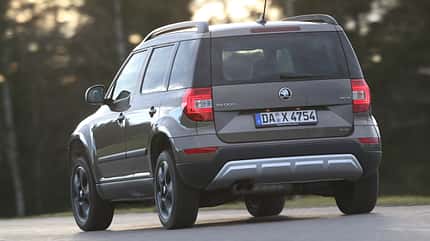 Skoda Yeti 2.0 TDI Outdoor Elegance, Heckansicht