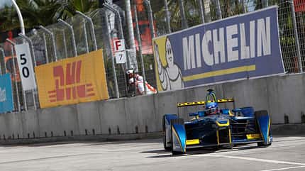 Formel E - ePrix - Miami - Nicolas Prost - eDams Renault -14. März 2015 Formel E - ePrix - Miami - Nicolas Prost - eDams Renault -14. März 2015