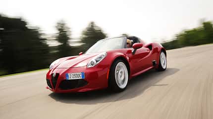 Alfa Romeo 4C Spider Fahrbericht Alfa Romeo 4C Spider Fahrbericht