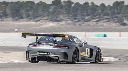 Mercedes AMG GT3, spa0715, Motorsport Mercedes AMG GT3, Heckansicht