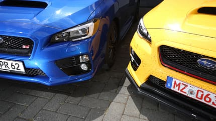 Subaru WRX STI, Frontscheinwerfer