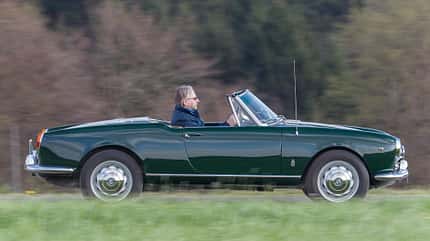 Alfa Romeo Giulia 1600 Spider, mkl0615, Fahrbericht Alfa Romeo Giulia 1600 Spider, Seitenansicht