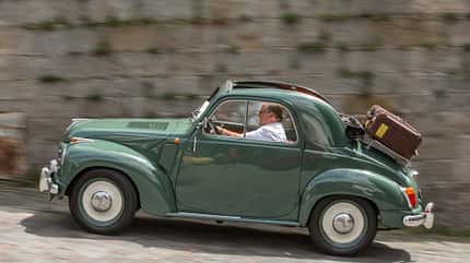 Fiat 500 Topolino, Seitenansicht