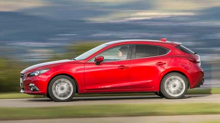 Mazda 3 Skyactiv-D 150, ams2215, Vergleich Mazda 3 Skyactiv-D 150, Seitenansicht