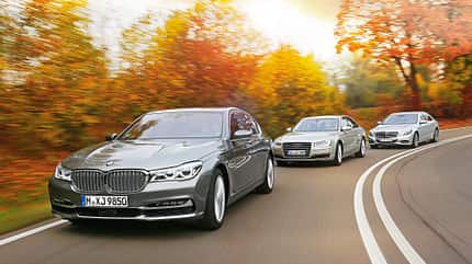 Audi A8 4.0 TFSI Quattro, BMW 750i xDrive, Mercedes S 500 4Matic, ams2315, Vergleich Audi A8 4.0 TFSI Quattro, BMW 750i xDrive, Mercedes S 500 4Matic