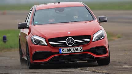 BMW M135i, Mercedes-AMG A45 4Matic, ams_Sonderheft, Vergleich Mercedes-AMG A45 4Matic, Frontansicht