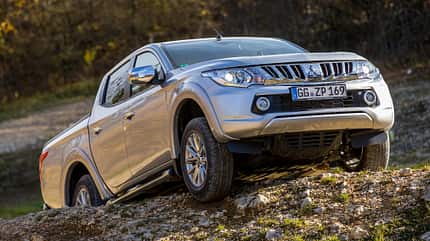 Mitsubishi L200 2,4 DI-D, ams0216, Vergleich Mitsubishi L200 2,4 DI-D, Ausfahrt, Gelände, Impression