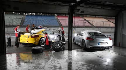 Porsche Cayman GT4 und GT4 Clubsport, spa0316, Tracktest Porsche Cayman GT4 und GT4 Clubsport, Tracktest, Impression