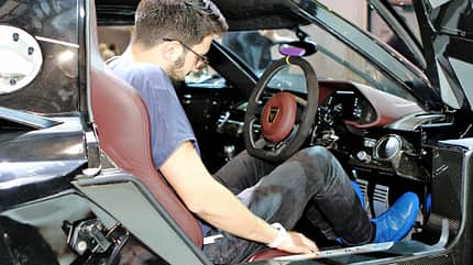 Arash AF10, Hybrid-Supersportwagen, Sitzprobe in Genf 2016 Arash AF10, Hybrid-Supersportwagen, Sitzprobe in Genf 2016