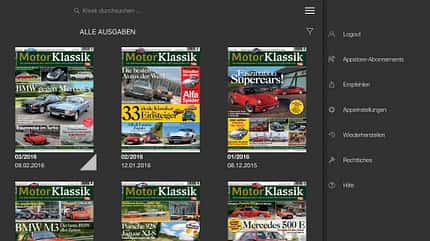 Motor Klassik Digital-App Motor Klassik Digital-App