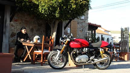 Triumph Thruxton 1200 R, ams0816, Panorama Triumph Thruxton 1200 R, Impression, Motorrad