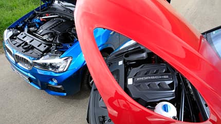 BMW X4 M40i, Porsche Macan GTS, spa0616, Vergleich BMW X4 M40i, Porsche Macan GTS, Motoren