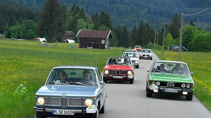 BMW 2002 E3 E9 neue Klasse 1500 1800 2000 CS CSI 3,0 si, 50 Jahre 2002 BMW Bavaria Tour 2047