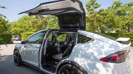 Tesla Model X Fahrbericht Elektroauto SUV Tesla Model X 2016