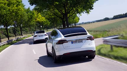 Tesla Model X Fahrbericht Elektroauto SUV Tesla Model X 2016