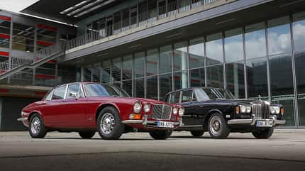 Fahrbericht Vergleich jaguar XJ12 und Rolls-Royce Silver Shadow Jaguar XJ 12 und Rolls-Royce Silver Shadow