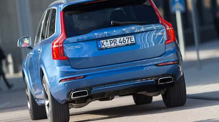Volvo XC90 T8, ams1416, Vergleich Volvo XC90 T8, Heckansicht