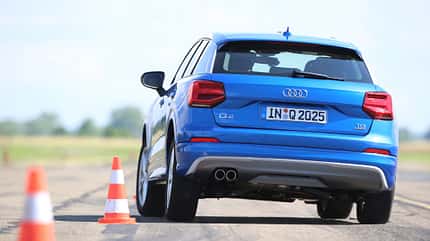 Audi Q2 2.0TDI Quattro, ams1516, Test Audi Q2 2.0TDI Quattro, Heckansicht