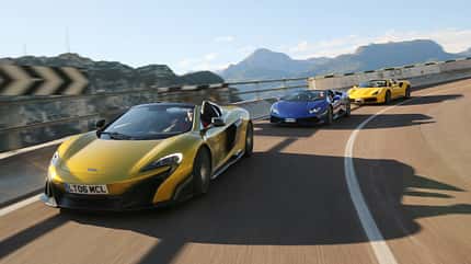Ferrari 488 Spider, Lamborghini Huracán Spyder, McLaren 675LT Spider, ams1716, Fahrbericht Ferrari 488 Spider, Lamborghini Huracán Spyder, McLaren 675LT Spider
