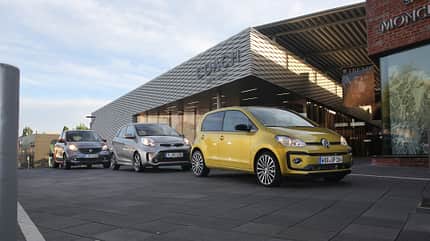 Kia Picanto 1.2, Smart Forfour 0.9, VW Up 1.0 TSI, ams1816, Vergleich Kia Picanto 1.2, Smart Forfour 0.9, VW Up 1.0 TSI,