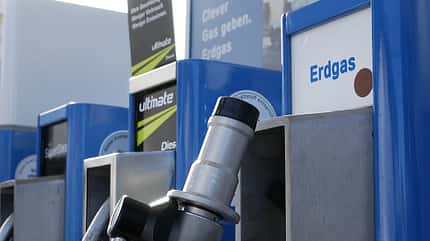 09/2016, Zapfsäule Erdgas Tankstelle Zapfsäule Erdgas Tankstelle