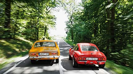 Ford-Capri-1700-GT-Opel-GT-1900-Vergleichstest Ford-Capri-1700-GT-Opel-GT-1900-Vergleichstest