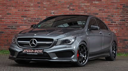 Mercedes CLA 45 AMG mit Felgen von Schmidt Mercedes CLA 45 AMG mit Felgen von Schmidt