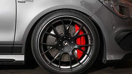 Mercedes CLA 45 AMG mit Felgen von Schmidt Mercedes CLA 45 AMG mit Felgen von Schmidt