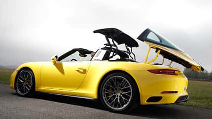 Porsche 911 Targa 4S, spa1216, Test Porsche 911 Targa 4S, Verdeck, Öffnet