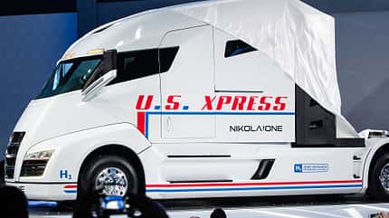 Nikola One Truck und Zero UTV Elektroauto Lkw Strom Nikola One Truck