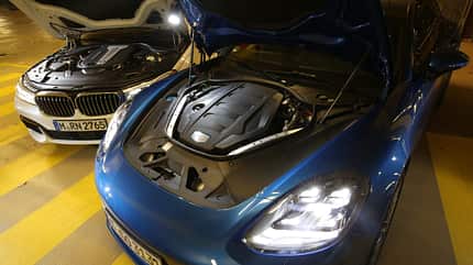 BMW 750d xDrive, Porsche Panamera 4S Diesel, ams2616, Vergleich BMW 750d xDrive, Porsche Panamera 4S Diesel, Motor