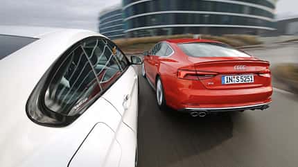 Audi S5 Sportback 3.0 TFSI, BMW 440i Gran Coupé xDrive M Sport, ams0117, Vergleich Audi S5 Sportback 3.0 TFSI, BMW 440i Gran Coupé xDrive M Sport