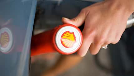 Shell Logo Zapfpistole